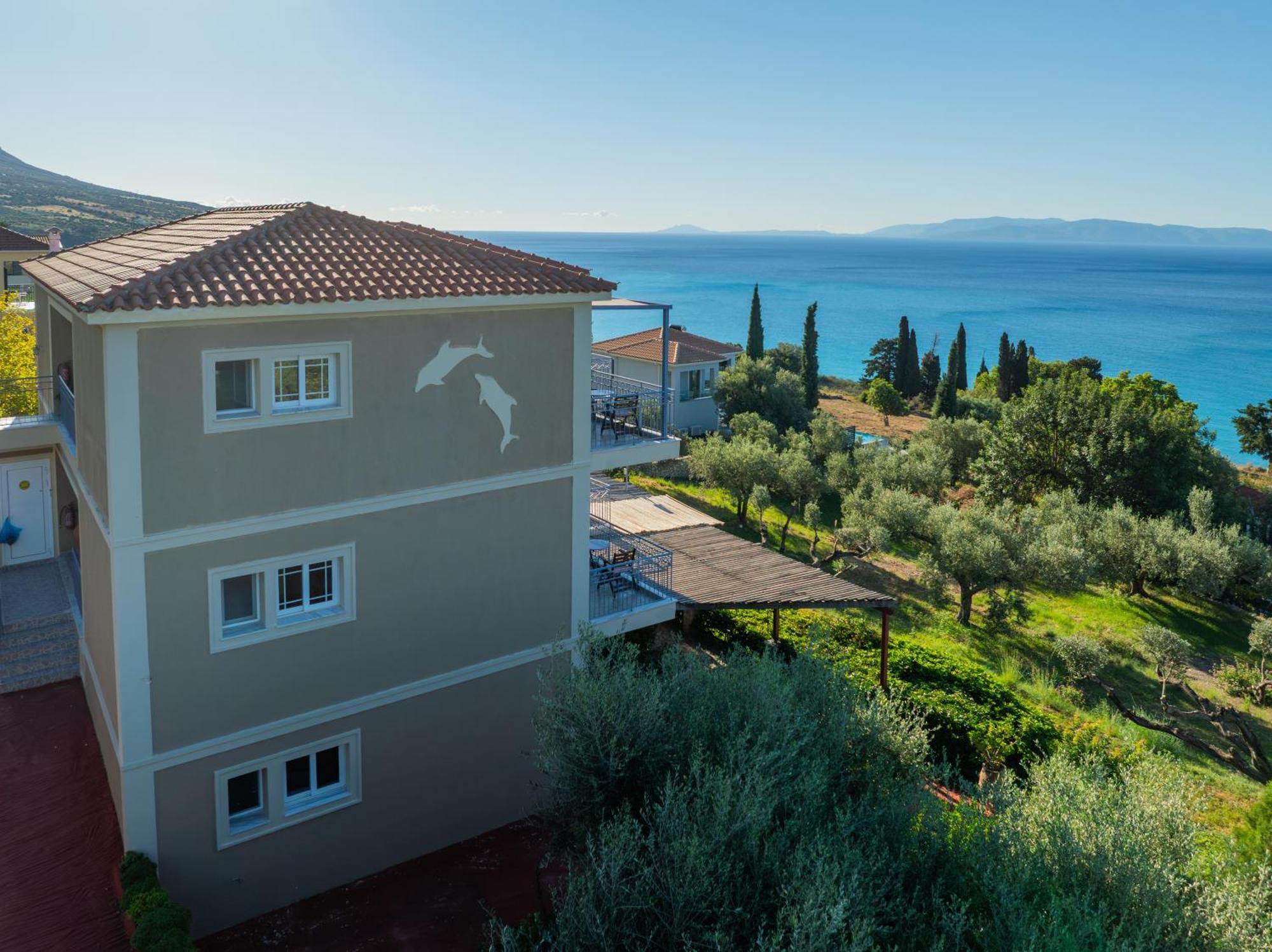 Delfinia Apartment Vlachata Exterior photo